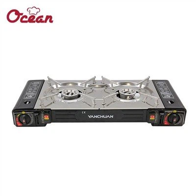 Fogão a gás de duas placas